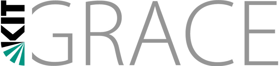 logo der GRACE: KIT Logo an der Seite und Schriftzug GRACE