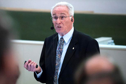 Prof. Levin bei der KIT Climate Lecture am 8. April 2014 in Karlsruhe